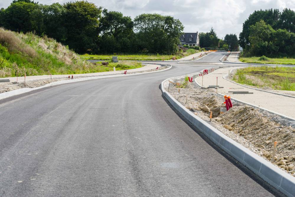 Aménagement de voirie près de Caromb